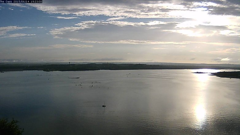 Lake Travis webcam, June 14, 2015 6:30 PM CT