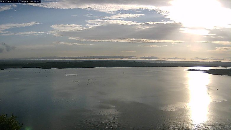 Lake Travis webcam, June 14, 2015 6:35 PM CT