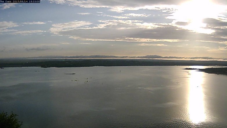 Lake Travis webcam, June 14, 2015 6:40 PM CT