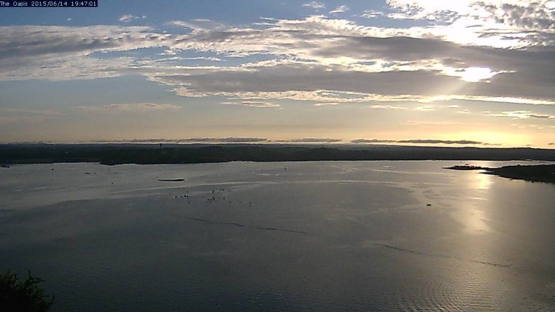 Lake Travis webcam, June 14, 2015 6:55 PM CT