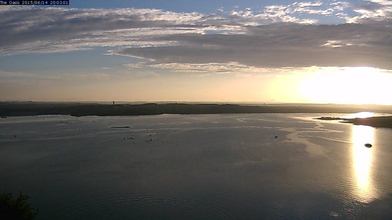 Lake Travis webcam, June 14, 2015 7:10 PM CT