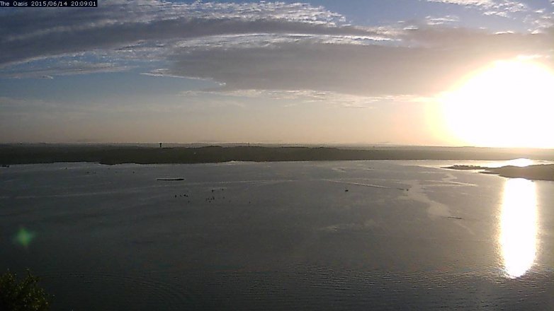Lake Travis webcam, June 14, 2015 7:15 PM CT