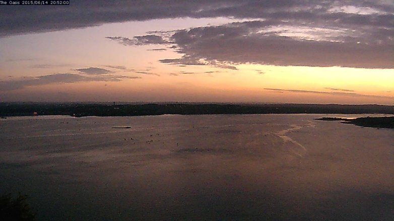 Lake Travis webcam, June 14, 2015 8:00 PM CT