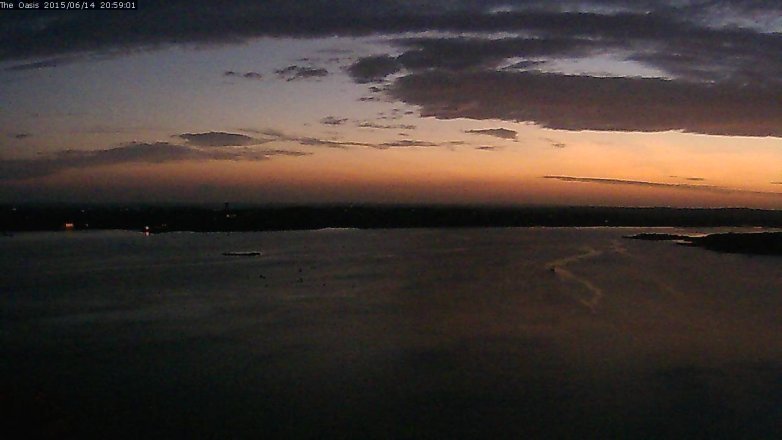 Lake Travis webcam, June 14, 2015 8:05 PM CT