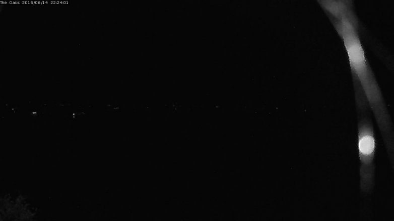 Lake Travis webcam, June 14, 2015 9:30 PM CT