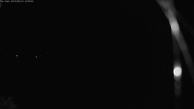 Lake Travis webcam, June 14, 2015 10:05 PM CT