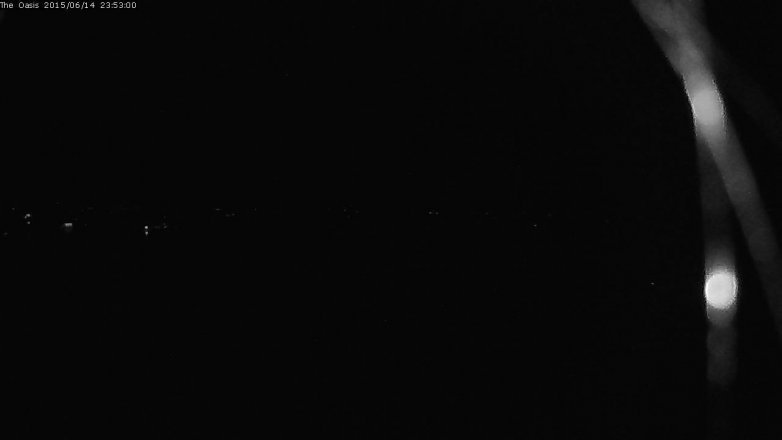 Lake Travis webcam, June 14, 2015 11:00 PM CT