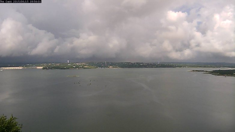 Lake Travis webcam, June 15, 2015 9:05 AM CT