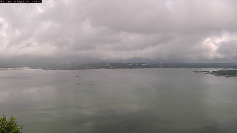 Lake Travis webcam, June 15, 2015 9:15 AM CT