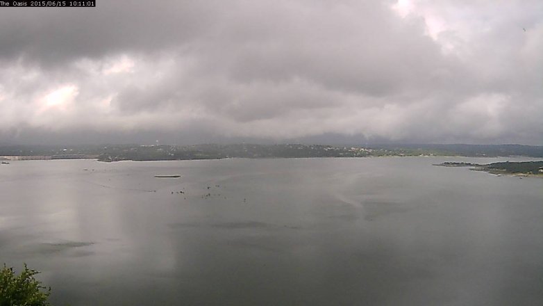 Lake Travis webcam, June 15, 2015 9:20 AM CT