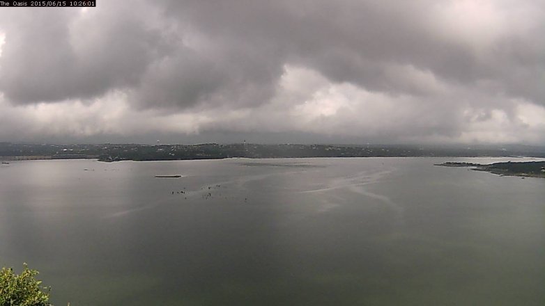 Lake Travis webcam, June 15, 2015 9:35 AM CT