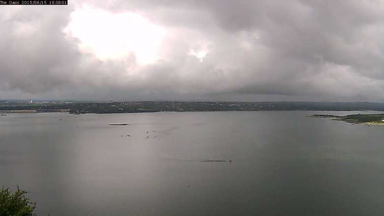 Lake Travis webcam, June 15, 2015 9:45 AM CT