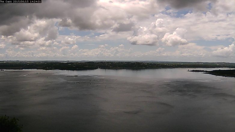 Lake Travis webcam, June 15, 2015 1:30 PM CT