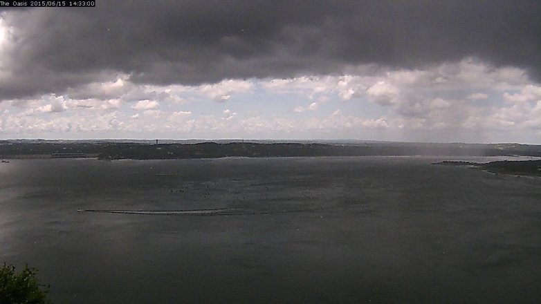 Lake Travis webcam, June 15, 2015 1:40 PM CT