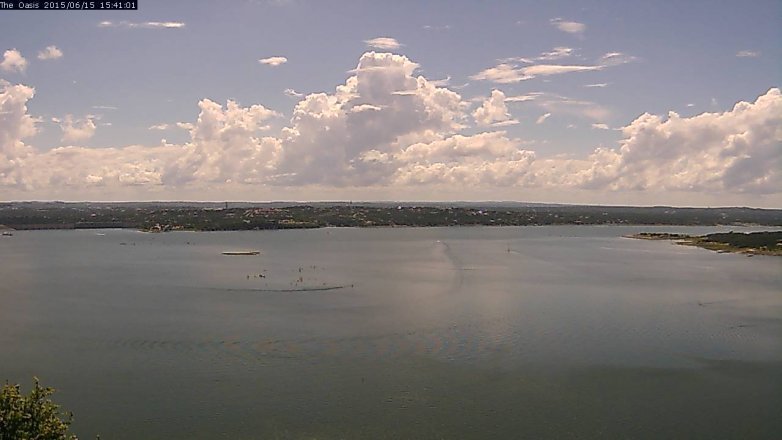 Lake Travis webcam, June 15, 2015 2:50 PM CT