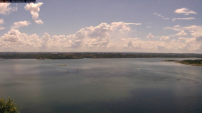 Lake Travis webcam, June 15, 2015 3:00 PM CT