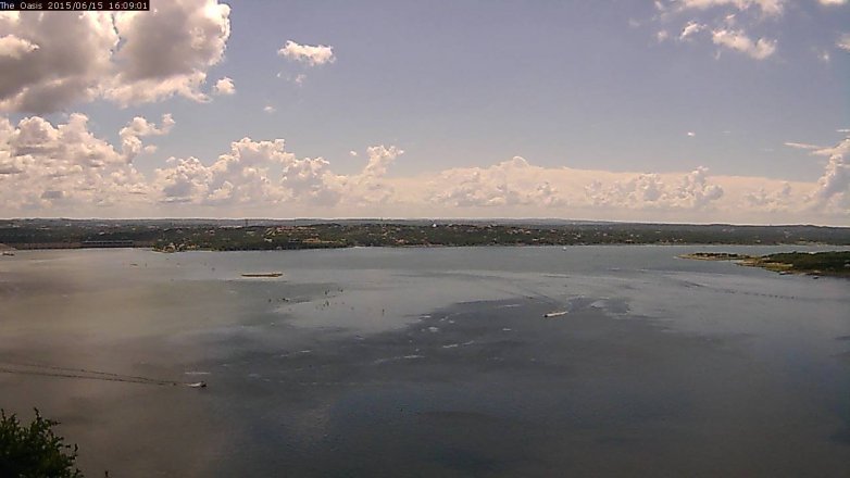 Lake Travis webcam, June 15, 2015 3:15 PM CT