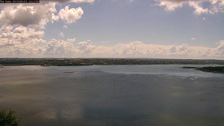 Lake Travis webcam, June 15, 2015 3:20 PM CT