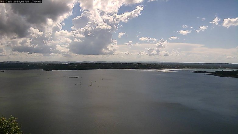 Lake Travis webcam, June 15, 2015 4:10 PM CT