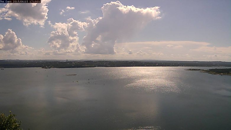 Lake Travis webcam, June 15, 2015 4:25 PM CT