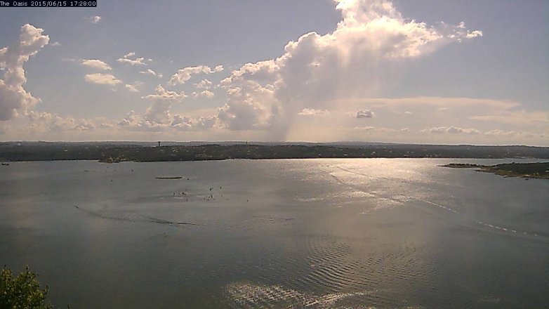 Lake Travis webcam, June 15, 2015 4:35 PM CT