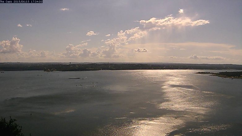 Lake Travis webcam, June 15, 2015 4:40 PM CT