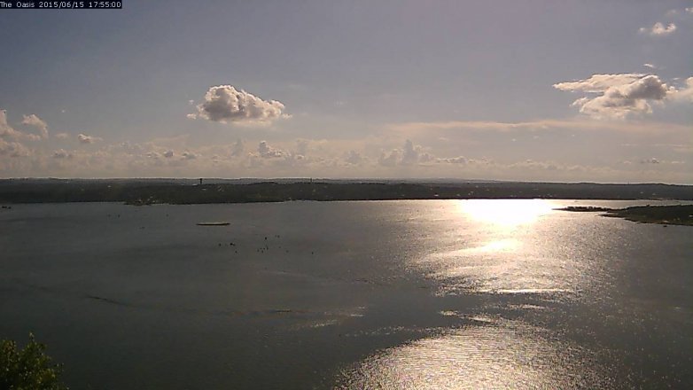 Lake Travis webcam, June 15, 2015 5:00 PM CT