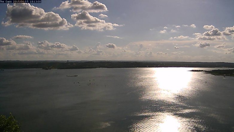 Lake Travis webcam, June 15, 2015 5:20 PM CT