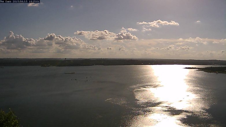 Lake Travis webcam, June 15, 2015 5:30 PM CT