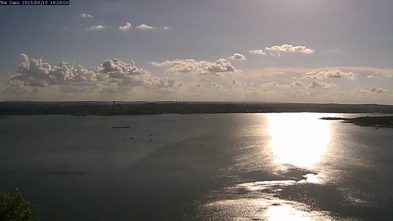 Lake Travis webcam, June 15, 2015 5:35 PM CT