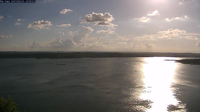 Lake Travis webcam, June 15, 2015 6:00 PM CT