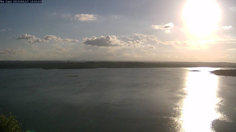 Lake Travis webcam, June 15, 2015 6:30 PM CT