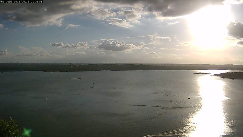 Lake Travis webcam, June 15, 2015 6:40 PM CT