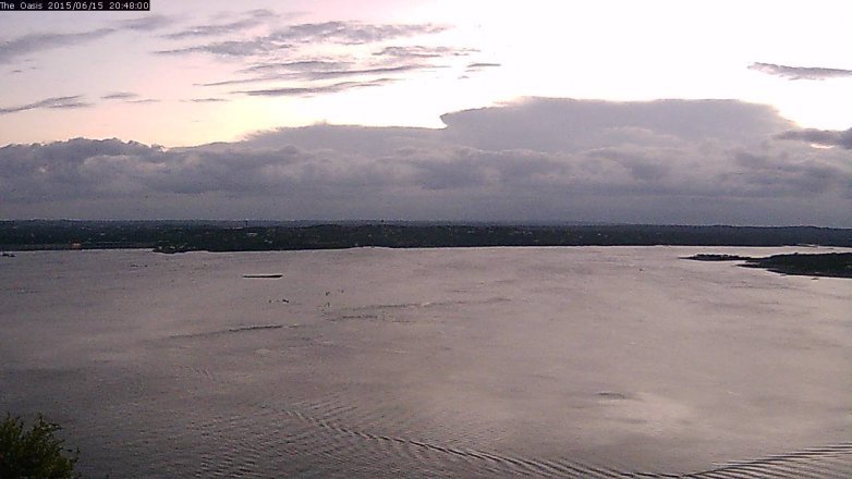 Lake Travis webcam, June 15, 2015 7:55 PM CT