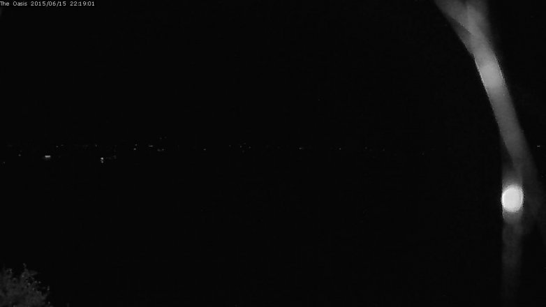 Lake Travis webcam, June 15, 2015 9:25 PM CT