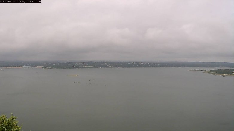 Lake Travis webcam, June 16, 2015 9:05 AM CT