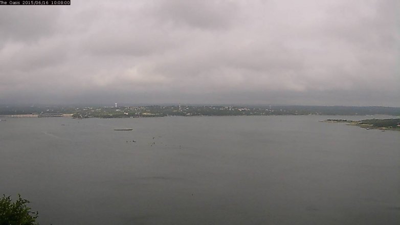 Lake Travis webcam, June 16, 2015 9:15 AM CT