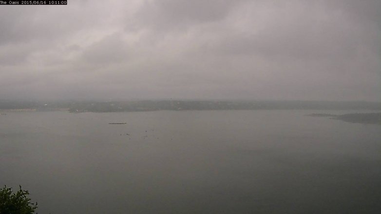 Lake Travis webcam, June 16, 2015 9:20 AM CT
