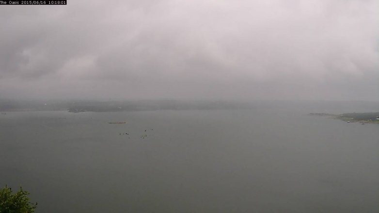 Lake Travis webcam, June 16, 2015 9:25 AM CT
