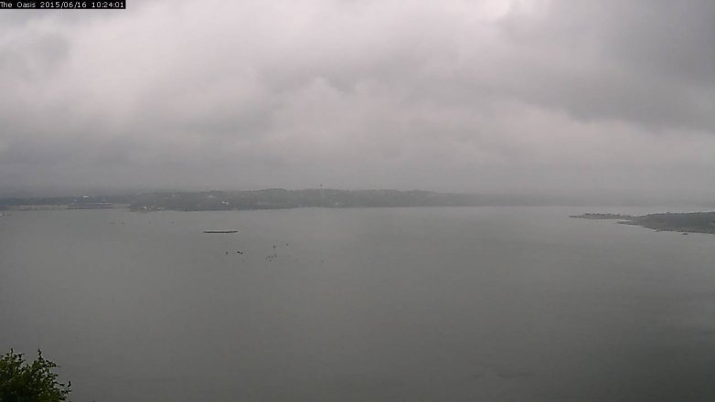Lake Travis webcam, June 16, 2015 9:30 AM CT