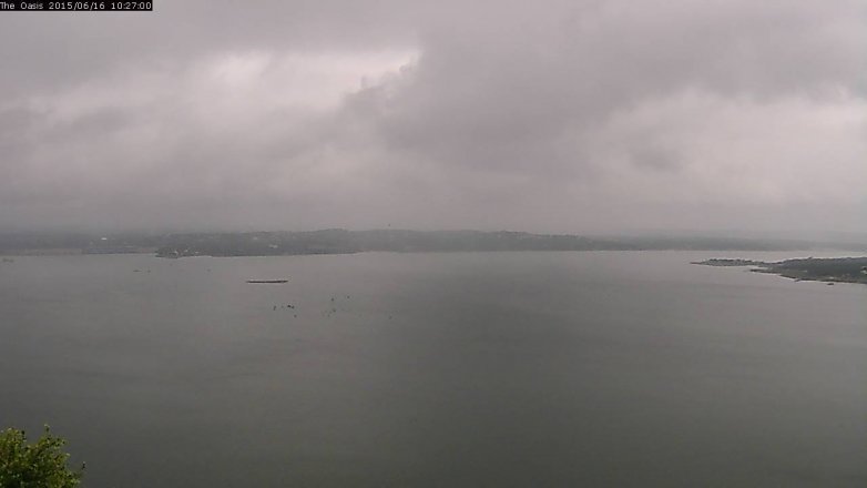 Lake Travis webcam, June 16, 2015 9:35 AM CT