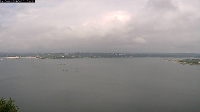 Lake Travis webcam, June 16, 2015 9:50 AM CT