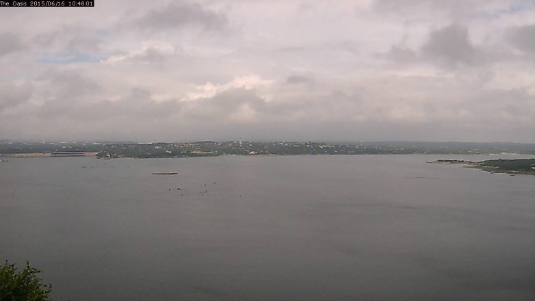 Lake Travis webcam, June 16, 2015 9:55 AM CT