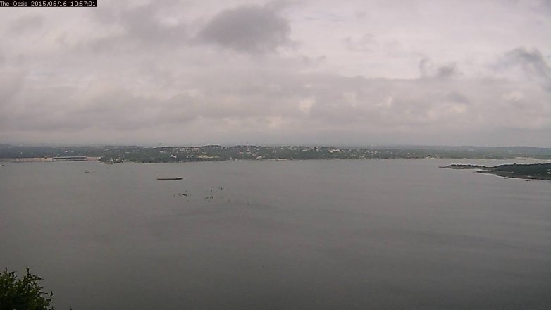 Lake Travis webcam, June 16, 2015 10:05 AM CT