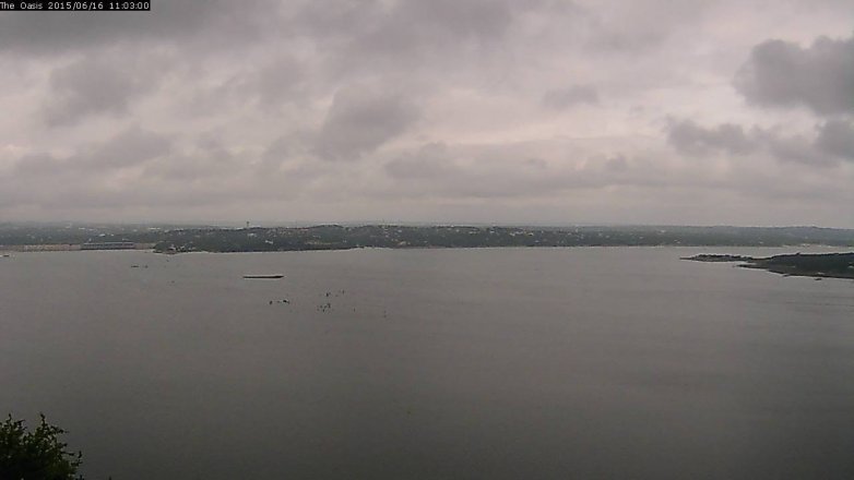 Lake Travis webcam, June 16, 2015 10:10 AM CT