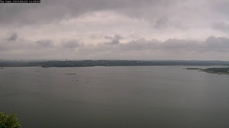 Lake Travis webcam, June 16, 2015 10:15 AM CT