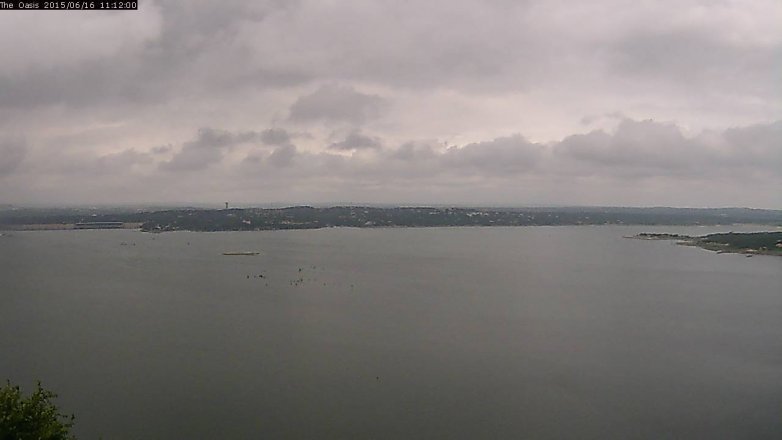 Lake Travis webcam, June 16, 2015 10:20 AM CT