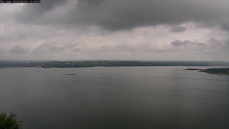 Lake Travis webcam, June 16, 2015 10:25 AM CT