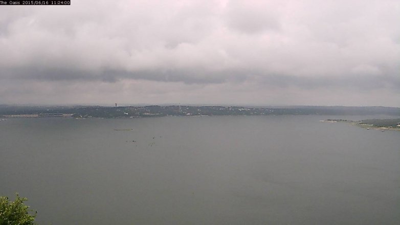 Lake Travis webcam, June 16, 2015 10:30 AM CT