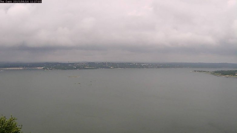 Lake Travis webcam, June 16, 2015 10:35 AM CT